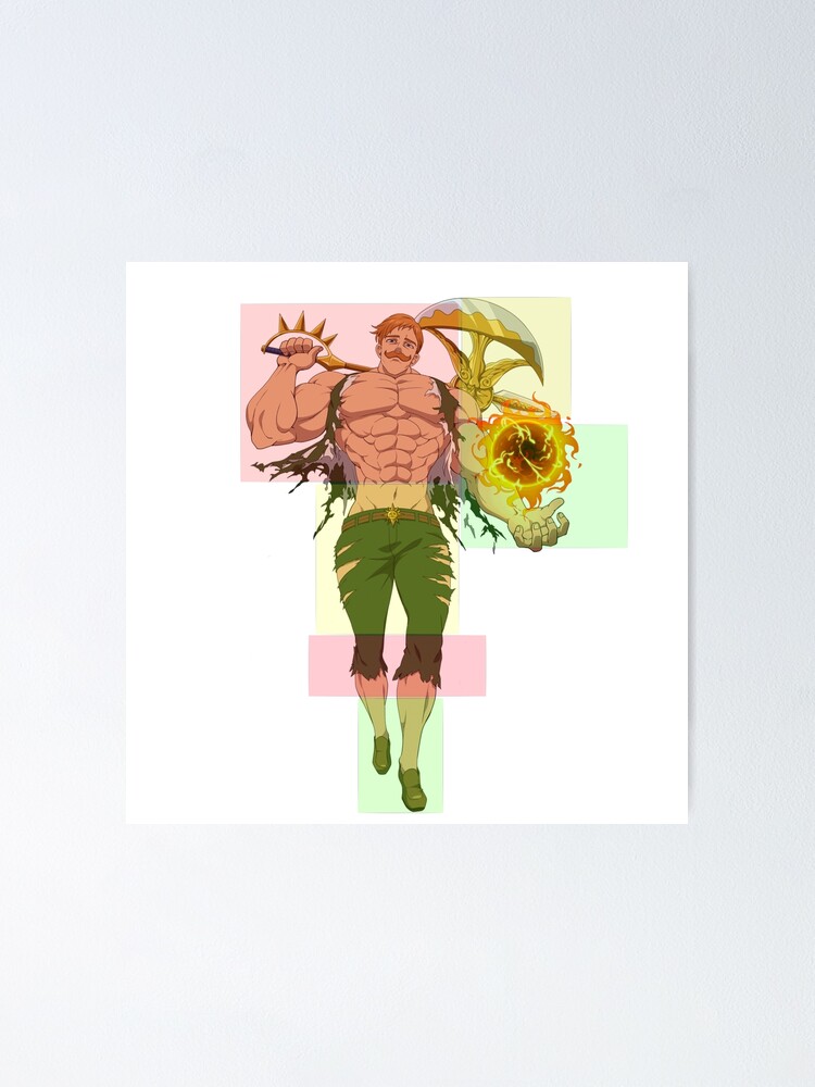 Nanatsu No Taizai Escanor Poster For Sale By Toonsstore Redbubble