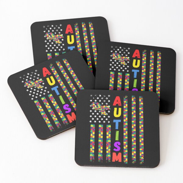 Item preview, Grunge Autism Flag, Support Autism Awareness  designed and sold by WanderTravels.