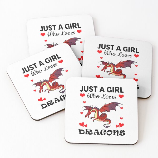 Item preview, Just a Girl Who Loves Dragons designed and sold by mmammammira.