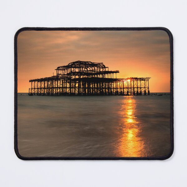 Item preview, Brighton West Pier Sunset designed and sold by LenBrook.