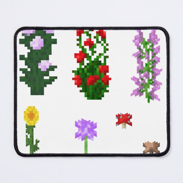 Item preview, Minecraft Flower Pack of 7 designed and sold by blue-chat.