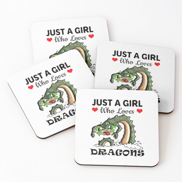 Item preview, Just a Girl Who Loves Dragons designed and sold by mmammammira.