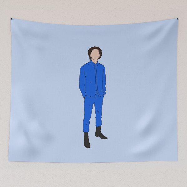 Item preview, Timothee Chalamet Blue Suit - Red Carpet Looks designed and sold by bubblytank.