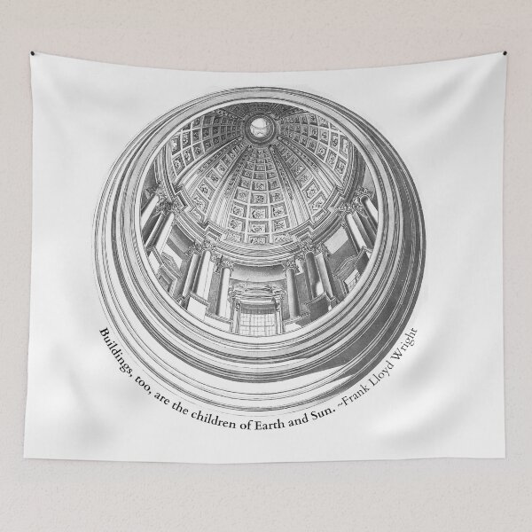 Item preview, Architecture Quote: "Buildings, too, are the children of Earth and Sun" designed and sold by amuseXpress.