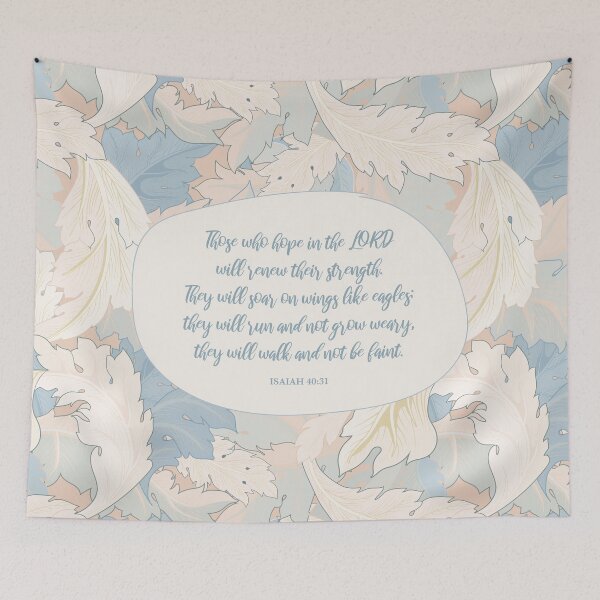 Item preview, Hope in the Lord Scripture, Isaiah 40:31 designed and sold by StudioCitrine.
