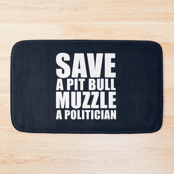 Item preview, Save A Pit Bull Muzzle A Politician designed and sold by abboo.