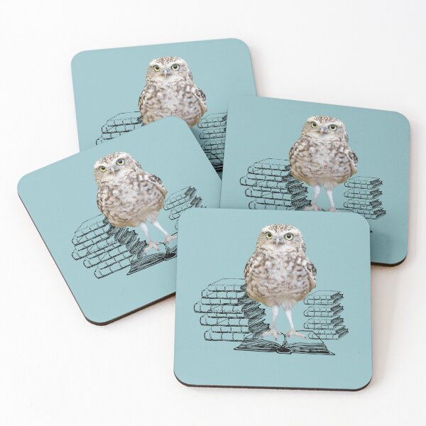 Item preview, Owlways Reading, Retro Owl with Books is Gift for Book lover and Birthdays, Winterowl designed and sold by DiensDesign.