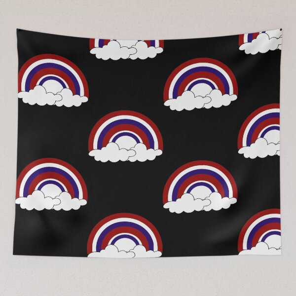 Item preview, red white and blue rainbow designed and sold by amy greaves.