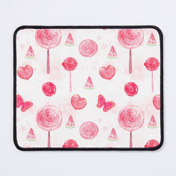 Item preview, Watermelon seamless patterns, summer, butterfly, juicy watermelon, lollipop, watermelon ice cream. designed and sold by AnaGuziiArt.