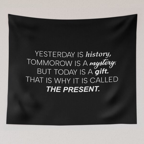 Item preview, the present movie quote daily reminder designed and sold by motivationlife7.