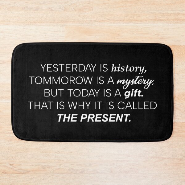 Item preview, the present movie quote daily reminder designed and sold by motivationlife7.