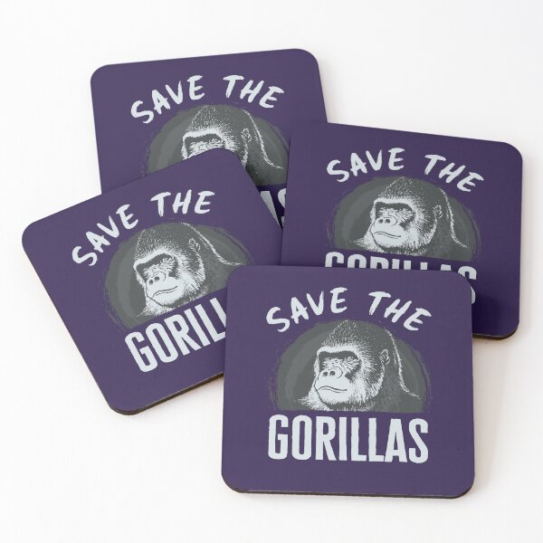 Item preview, Save the Gorillas Extinction Endangered Gorilla designed and sold by jaygo.