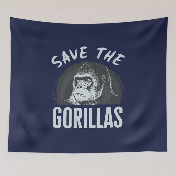 Item preview, Save the Gorillas Extinction Endangered Gorilla designed and sold by jaygo.