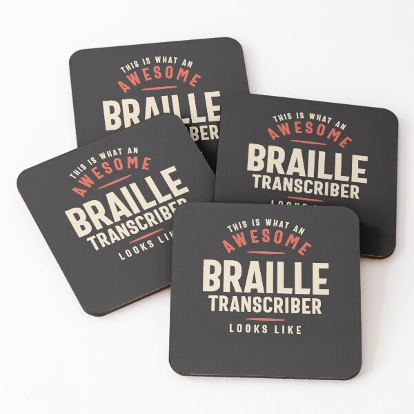 Item preview, Funny Awesome Braille Transcriber Job Occupation designed and sold by cidolopez.