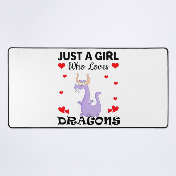Item preview, Just a Girl Who Loves Dragons designed and sold by mmammammira.
