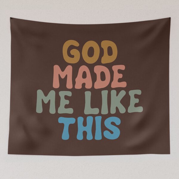 Item preview, God made me like this Religious faith designed and sold by SweetLog.