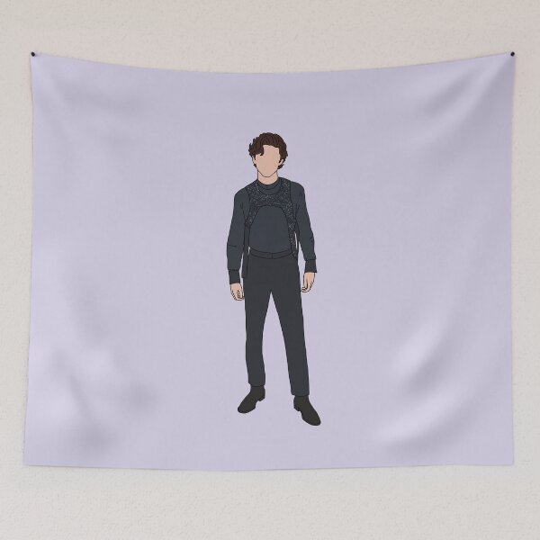 Item preview, Timothee Chalamet Sequined Harness or Embroidered Bib - Red Carpet Looks designed and sold by bubblytank.