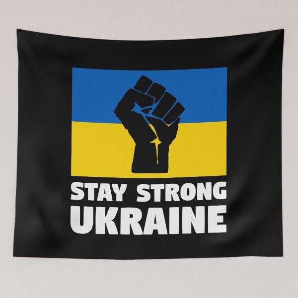 Artikelvorschau, Bleib stark, Ukraine entworfen und verkauft von iladyclothing.