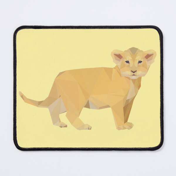 Item preview, Cute Lion Cub - Polygon Art designed and sold by TheEndlessStore.