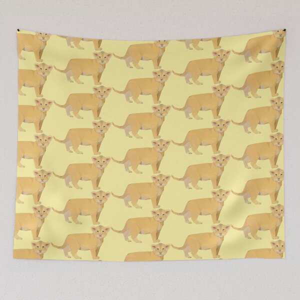 Item preview, Cute Lion Cub - Polygon Art designed and sold by TheEndlessStore.