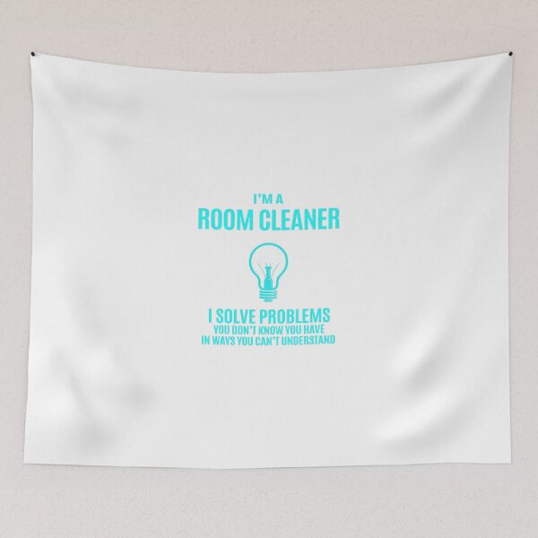Item preview, Room Cleaner - I Solve Problems Job Gift designed and sold by melissaval2.