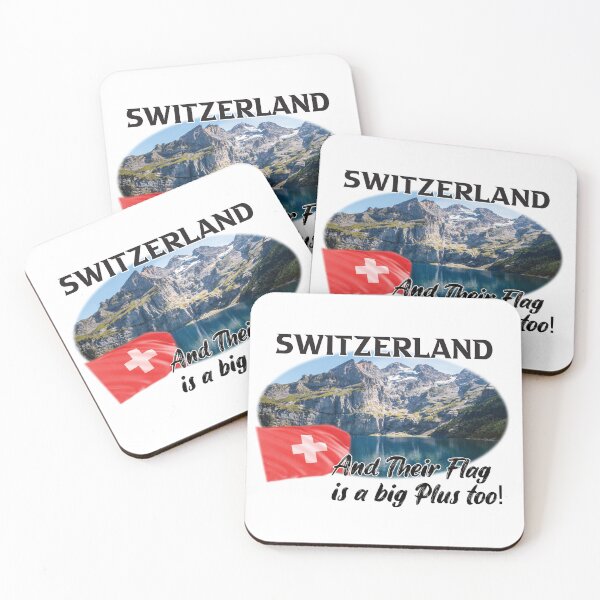 Item preview, Switzerland - Their Flag is a Big Plus designed and sold by GnuArt.