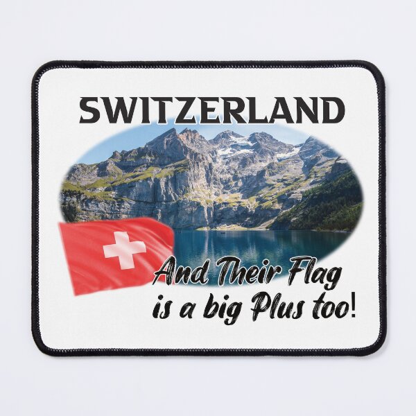 Item preview, Switzerland - Their Flag is a Big Plus designed and sold by GnuArt.