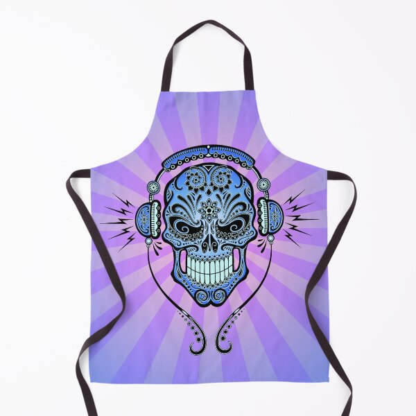 Item preview, Blue DJ Sugar Skull designed and sold by JeffBartels.