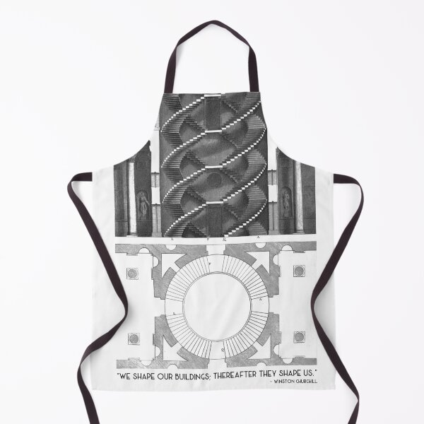 Item preview, Architecture Quote: "We Shape Our Buildings; Thereafter They Shape Us" designed and sold by amuseXpress.