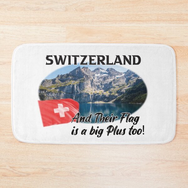 Item preview, Switzerland - Their Flag is a Big Plus designed and sold by GnuArt.