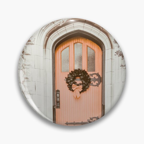 Item preview, vintage door in orange designed and sold by Interpret108.