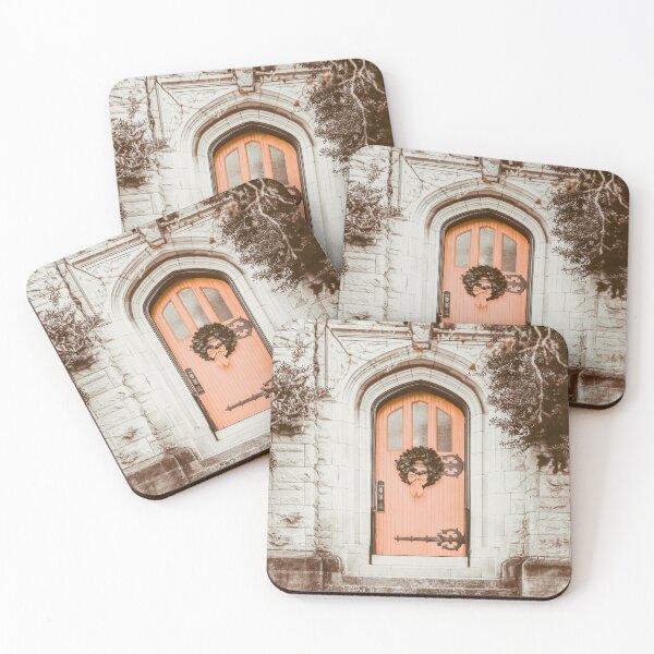 Item preview, vintage door in orange designed and sold by Interpret108.