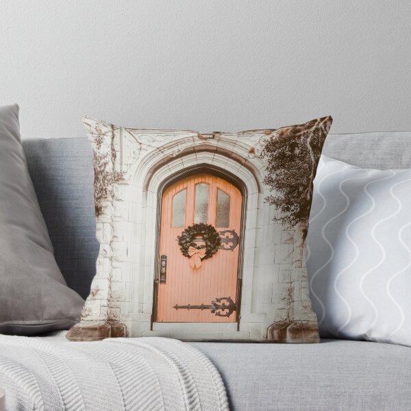 Item preview, vintage door in orange designed and sold by Interpret108.