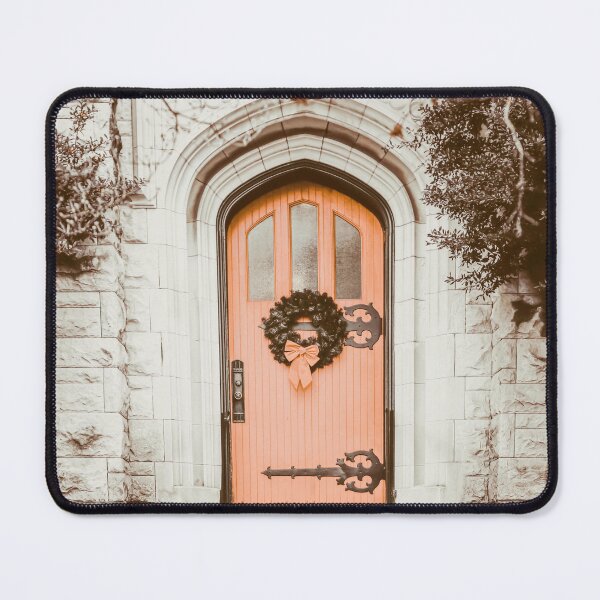 Item preview, vintage door in orange designed and sold by Interpret108.