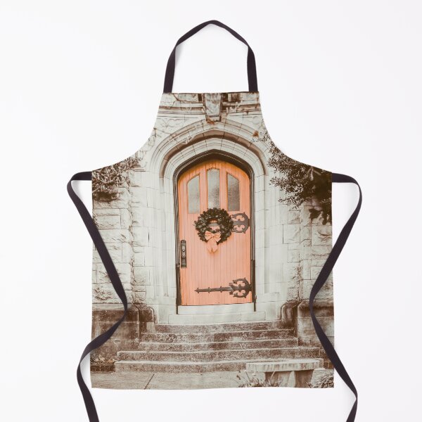 Item preview, vintage door in orange designed and sold by Interpret108.