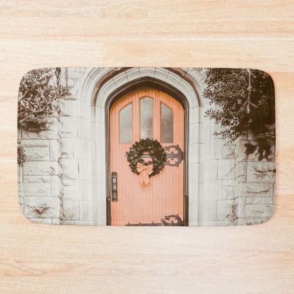 Item preview, vintage door in orange designed and sold by Interpret108.