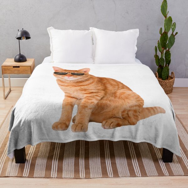 Item preview, Funny Orange Tabby Cat with Sunglasses designed and sold by mariejosee22.