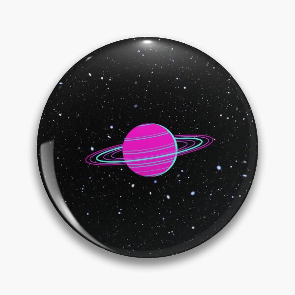 Artikelvorschau, Rosa Planet und Sterne entworfen und verkauft von harzdesigns.