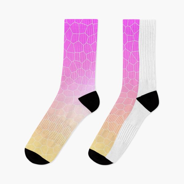 Item preview, light magenta and pale yellow mosaic designed and sold by uphome.