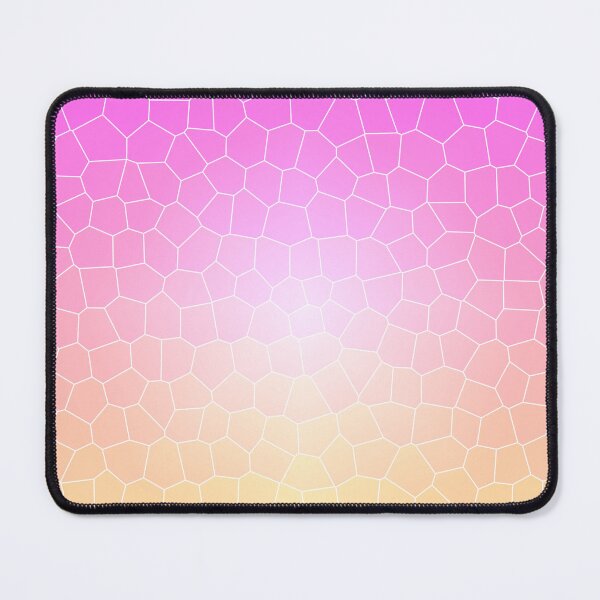 Item preview, light magenta and pale yellow mosaic designed and sold by uphome.