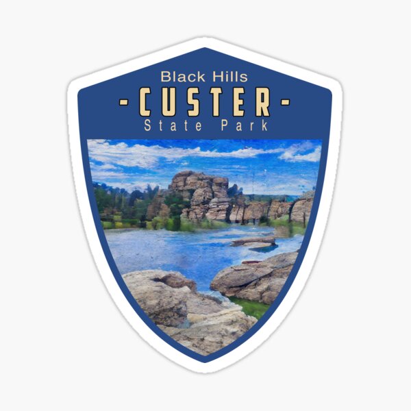 Camping Custer State Park Black Hills South Dakota Sticker