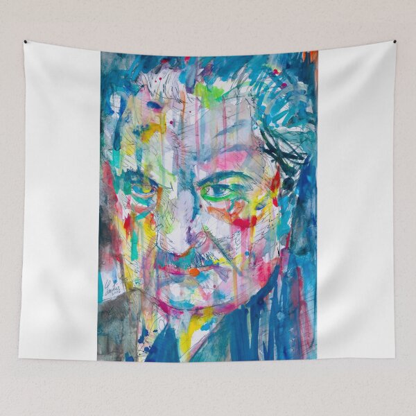 Item preview, MARTIN HEIDEGGER watercolor portrait designed and sold by lautir.
