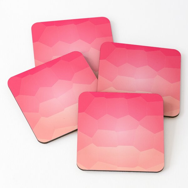 Item preview, red pink and soft pink mosaic designed and sold by uphome.