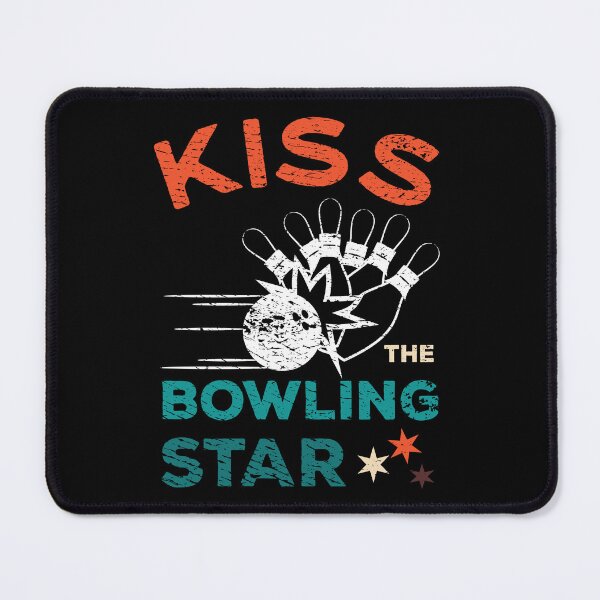 Item preview, Kiss the Bowling Star - fun bowling pin design designed and sold by VitoTDesign.