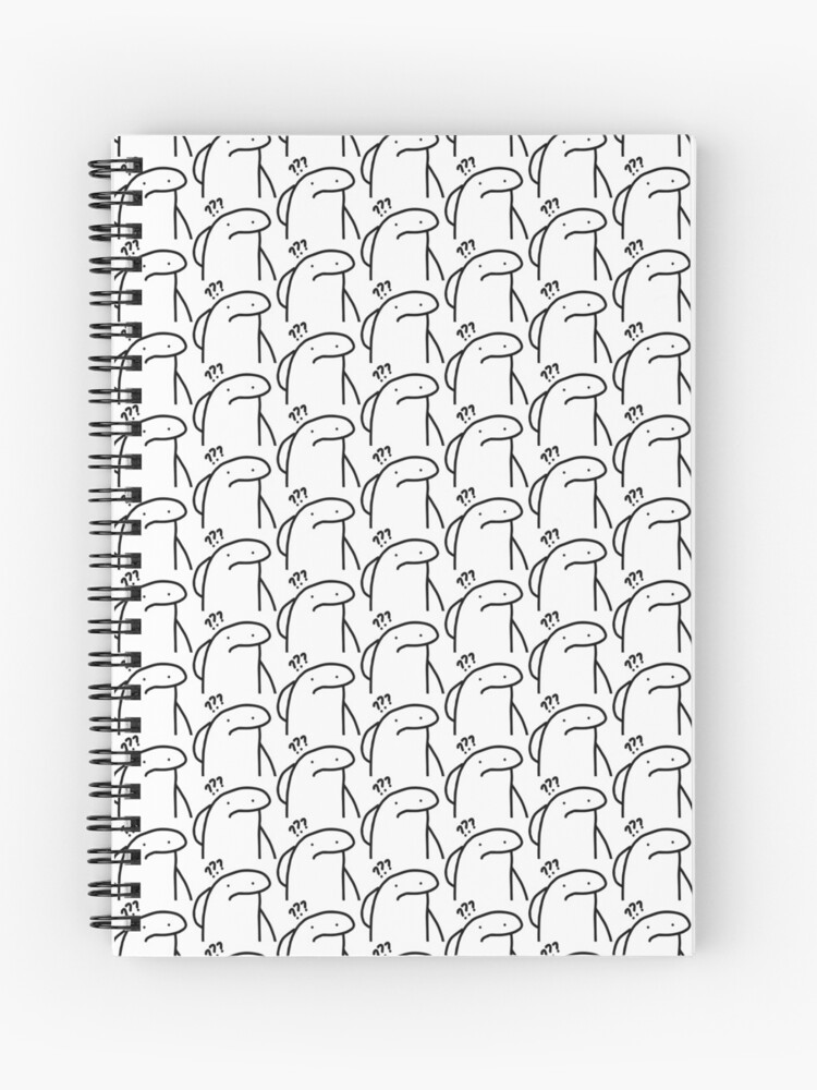 Confused Flork meme Spiral Notebook for Sale by onlyheba in 2023