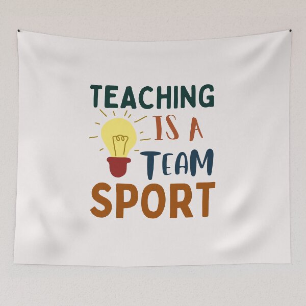 Item preview, Teaching Is A Team Sport Art Designs designed and sold by Manilyn0907.
