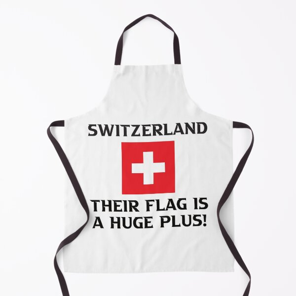 Item preview, Switzerland - Their Flag is a Huge Plus designed and sold by GnuArt.