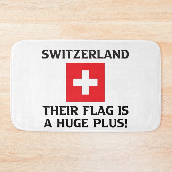 Item preview, Switzerland - Their Flag is a Huge Plus designed and sold by GnuArt.