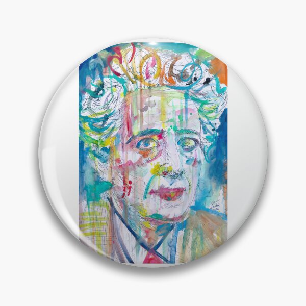 Item preview, HANNAH ARENDT watercolor portrait .2 designed and sold by lautir.