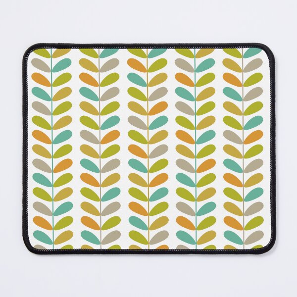 Item preview, Colorful Retro Flowers Mid Century Modern Pattern designed and sold by Orchard Berry.